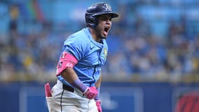 Aranda homers in a third straight game and the Rays beat the Blue Jays 4-3 for a 3-game sweep