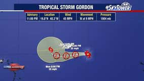 Tropical Storm Gordon forms in the Atlantic