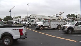 Power companies staged in Tampa Bay area ahead of Helene impacts