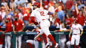 Schwarber sets MLB leadoff HR mark, Stevenson delivers tiebreaking hit as Phillies top Tampa Bay Rays 9-4