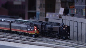 Suncoast Model Railroad Club's Largo warehouse features train track displays