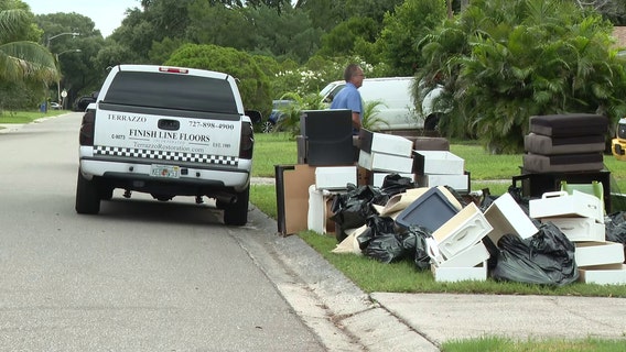 St. Pete residents without flood insurance still cleaning up after last week’s rain storms