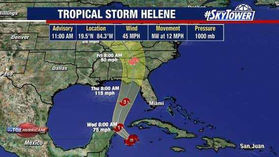 Timeline: Will Tropical Storm Helene strengthen and hit Florida?