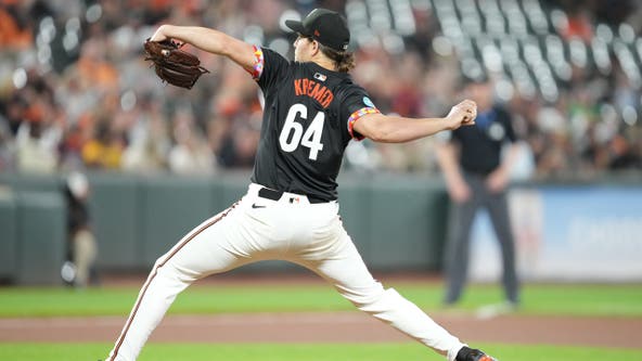 Dean Kremer holds Rays hitless for 6 innings as first-place Orioles beat Rays 2-0