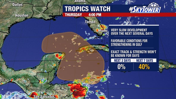 Hurricane season heats up as odds increase for tropical system to develop, move into Gulf of Mexico