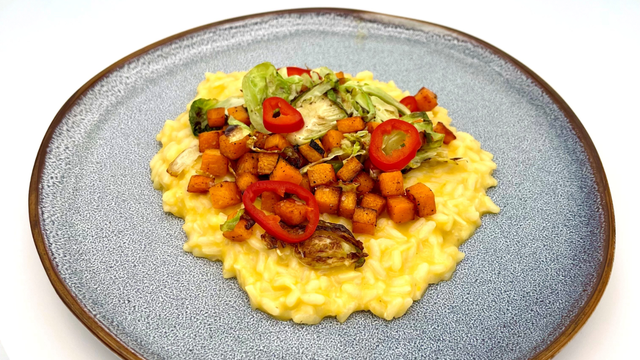 Dinner DeeAs recipe: Pumpkin Risotto, Pickles & Squash