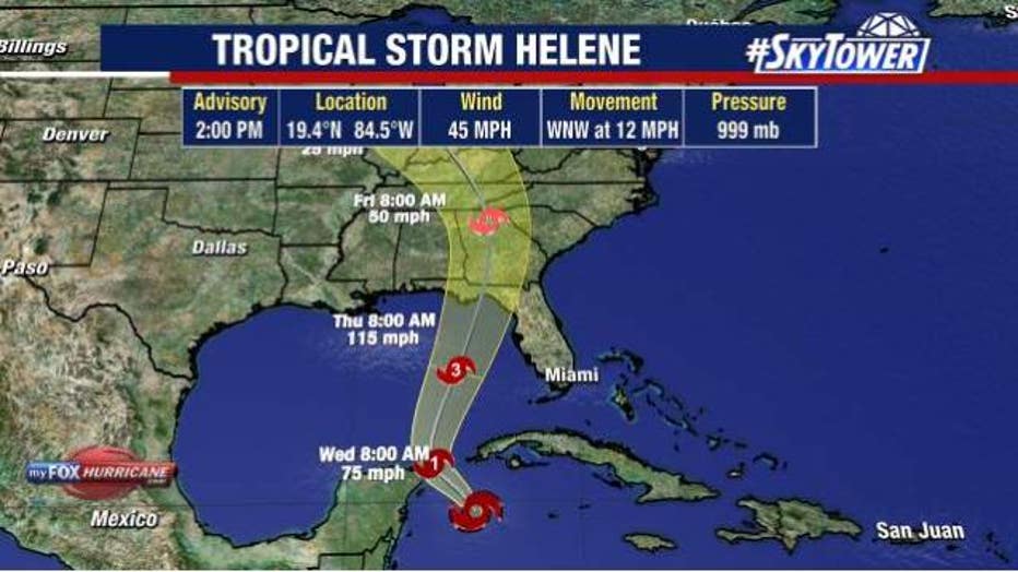 Live updates Tropical Storm Helene forms, expected to hit Florida as a