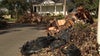 Hurricane debris may pose safety problem for trick-or-treaters on Halloween