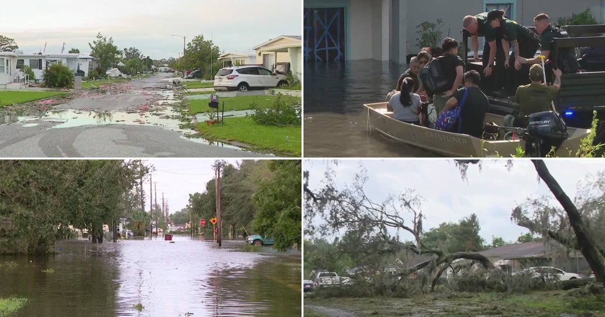 Hurricane Milton photos: The impact on the Bay Area | FOX 13 Tampa Bay