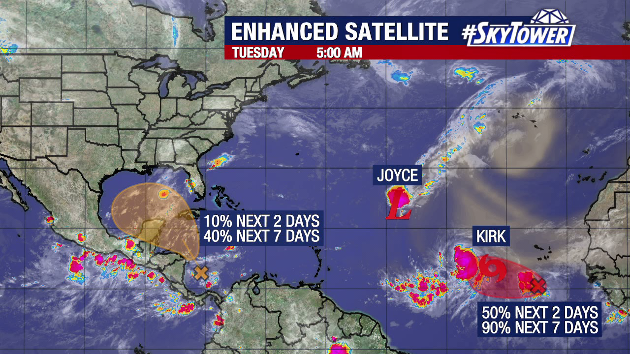 Tropical disturbances in Caribbean face uncertainty as they head to Gulf of Mexico: NHC