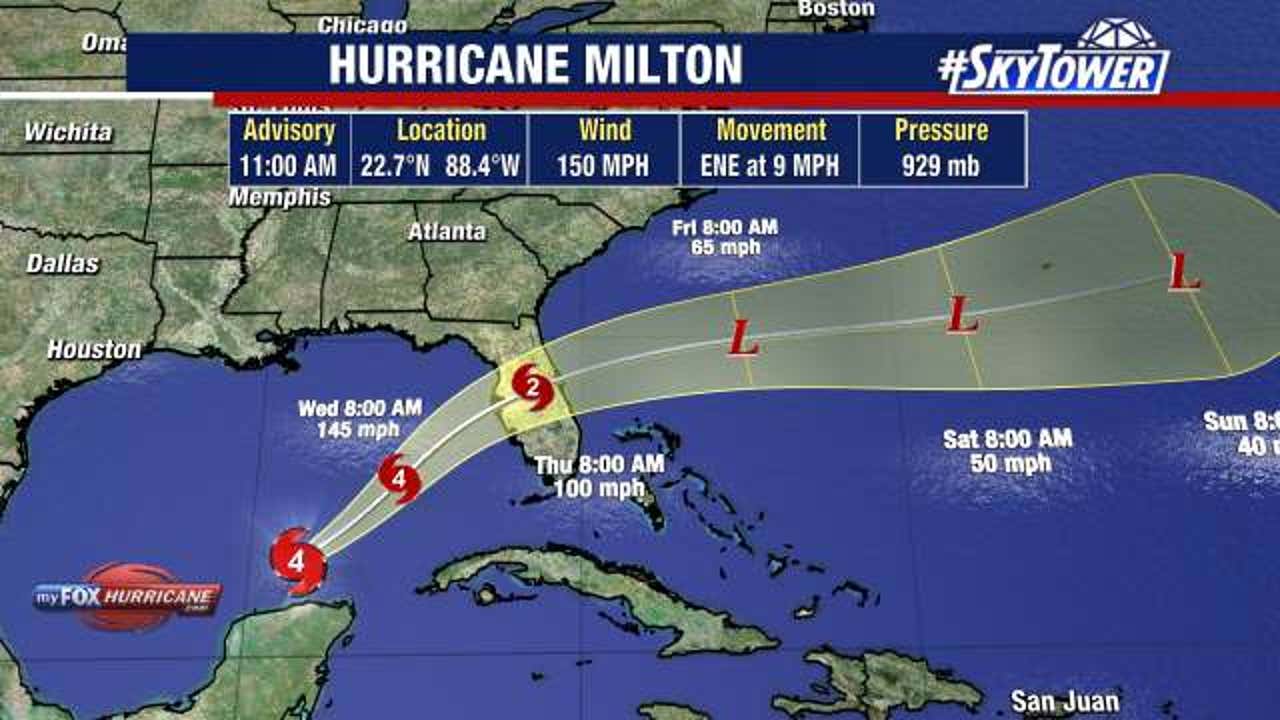 Hurricane Milton Tracker: “Extremely Dangerous” Storm Targets Florida Gulf Coast