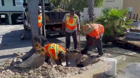 Pinellas County hopes water will be restored to the barrier islands by the end of the week