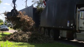 Tampa Bay area crews working around the clock to haul debris from Hurricanes Helene, Milton