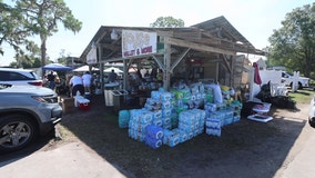 Popular Ruskin restaurant battered by Hurricane Helene turns into donation center for families