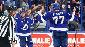 Kucherov scores with 55 seconds to play as Tampa Bay Lightning rally for 4-3 win over Golden Knights