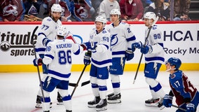 Nikita Kucherov scores first goal to ignite early flurry, Tampa Bay beats Colorado 5-2