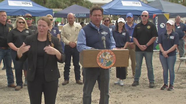 Governor Ron DeSantis gives update on Helene recovery: ‘There’s a lot of work to do’