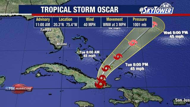 Tropical Storm Oscar slams Cuba with torrential rain, life-threatening flooding after moving through Bahamas