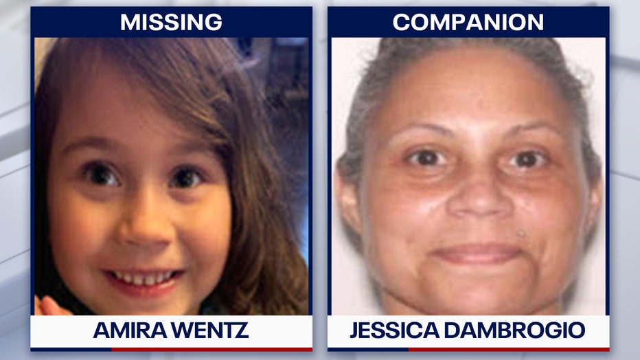 Photos of Amira Wentz and Jessica Dambrogio courtesy of the Florida Department of Law Enforcement.