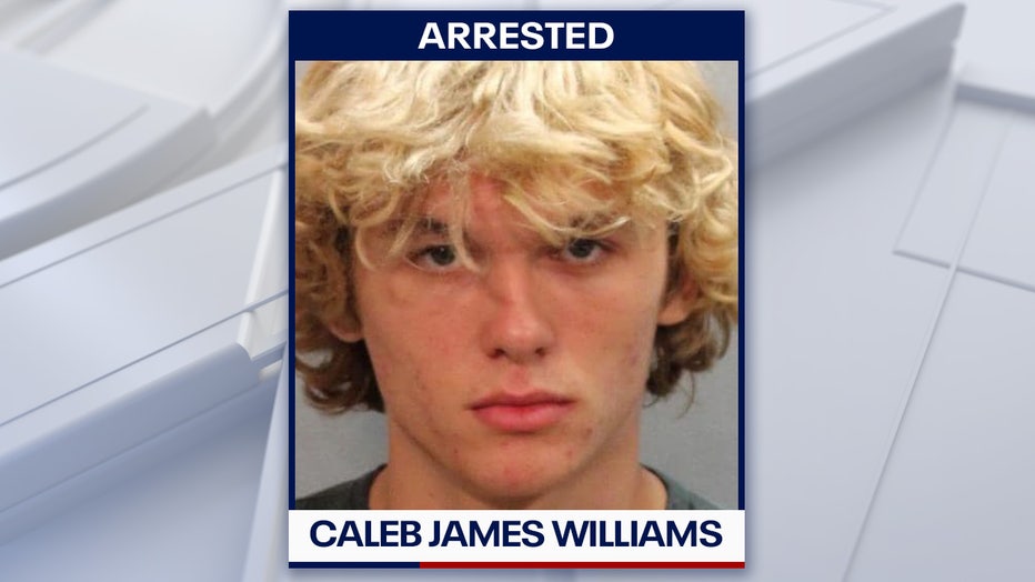 Caleb Williams booking photo courtesy of the Neptune Beach Police Department.