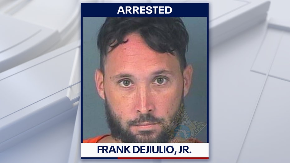 Mugshot of Frank DeJiulio, Jr., courtesy of the Hernando County Sheriff's Office.