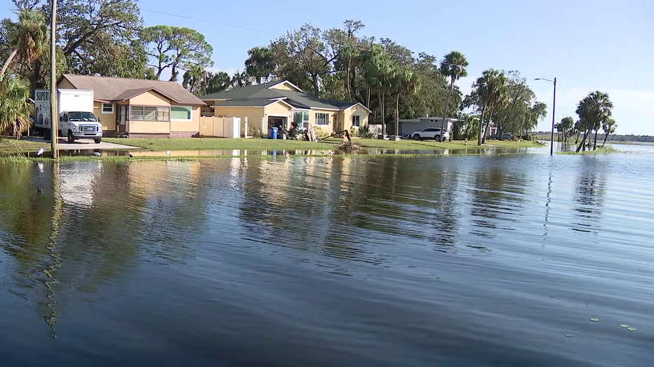 Many homes around Lake Maggiore in South St. Pete remain flooded and without power in the aftermath of Hurricane Milton.