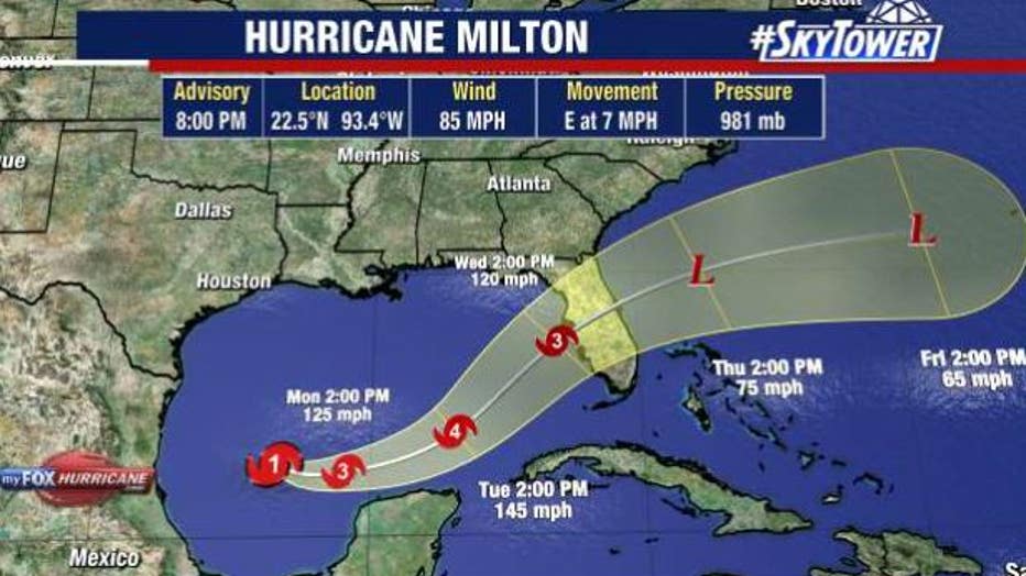 Hurricane Milton Rapidly Intensifying, Expected To Hit Florida As Major ...