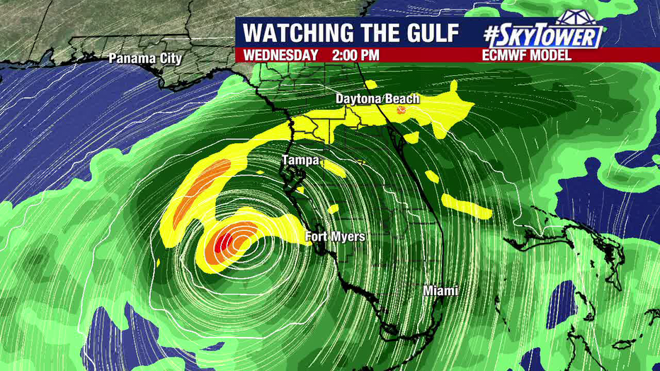 Hurricane Milton is expected to have a significant impact on the Tampa Bay area, with several inches of widespread rain expected.