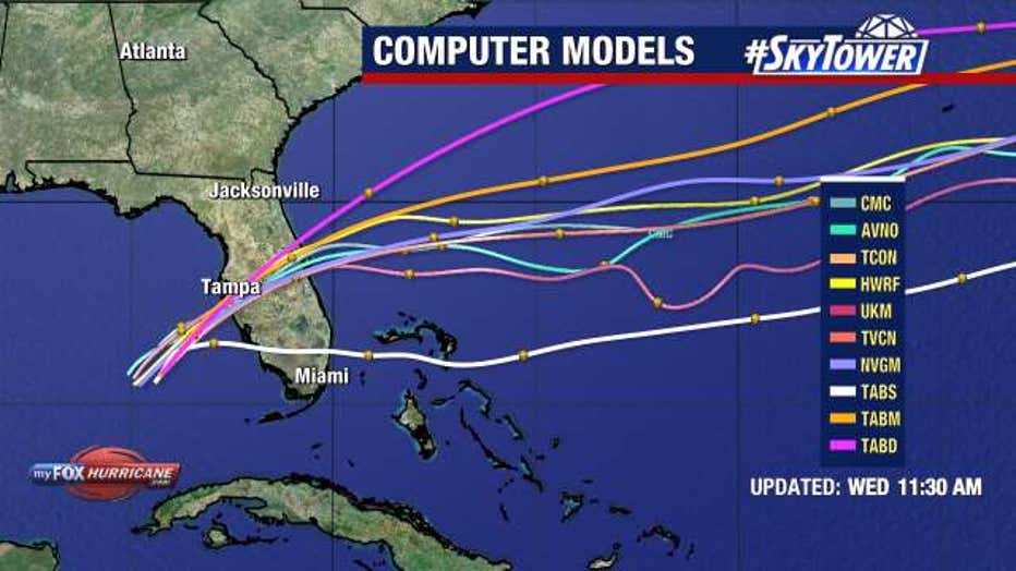 Hurricane Milton is expected to make landfall on Florida's Gulf Coast late Wednesday or early Thursday.