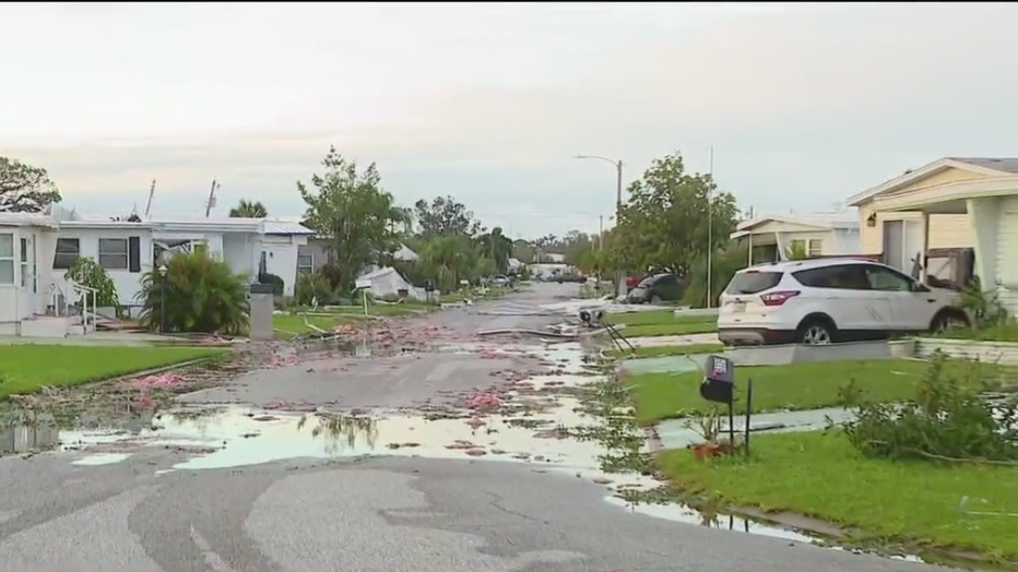 Hurricane Milton devastated Sarasota County, causing widespread damage. This mobile home park in North Sarasota is among the many impacted areas.