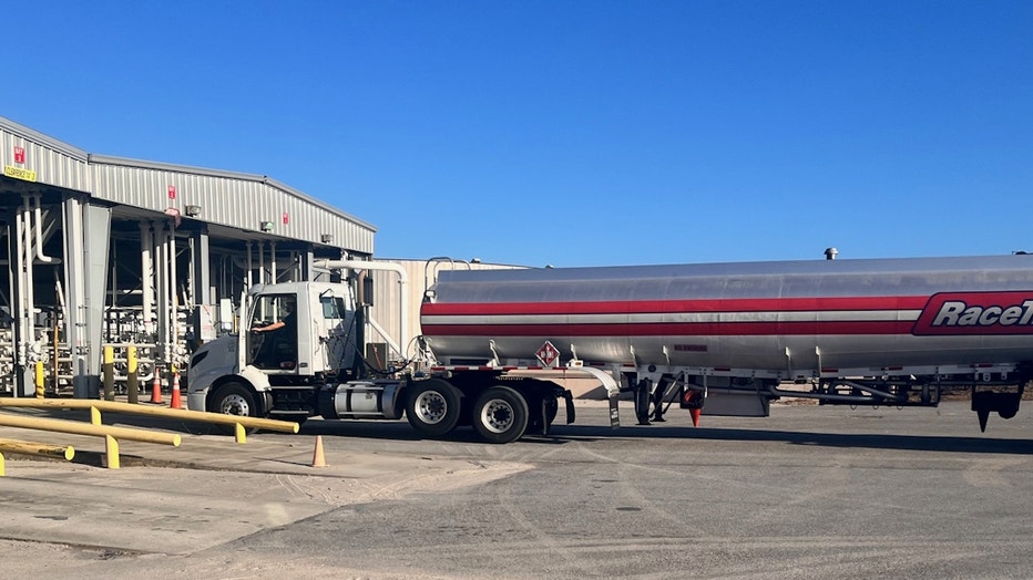 Fuel truck at SeaPort Manatee