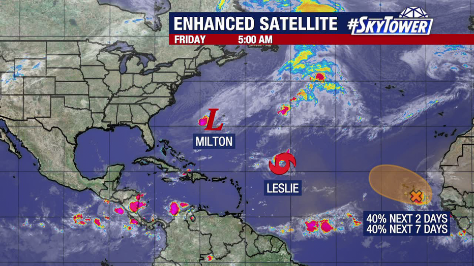 There is no immediate tropical threat to Florida as of Friday morning, according to the National Hurricane Center.