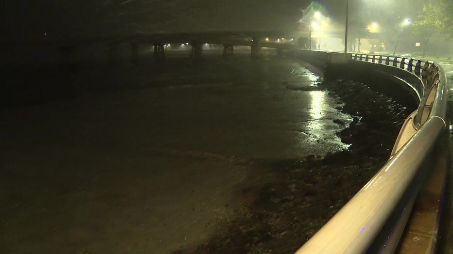 Hillsborough Bay is barren due to the impacts of Hurricane Milton