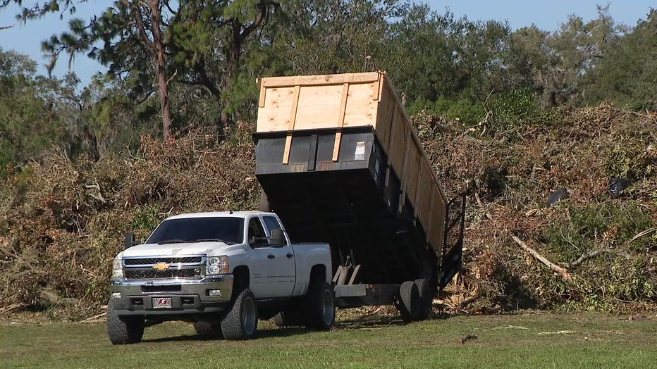 Debris collection teams are picking up trash in Hillsborough County as the city races against the clock for 90 days.