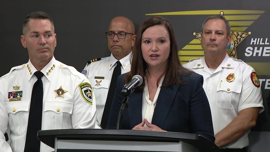 Florida AG Ashley Moody announces new mental-health resources for first responders.