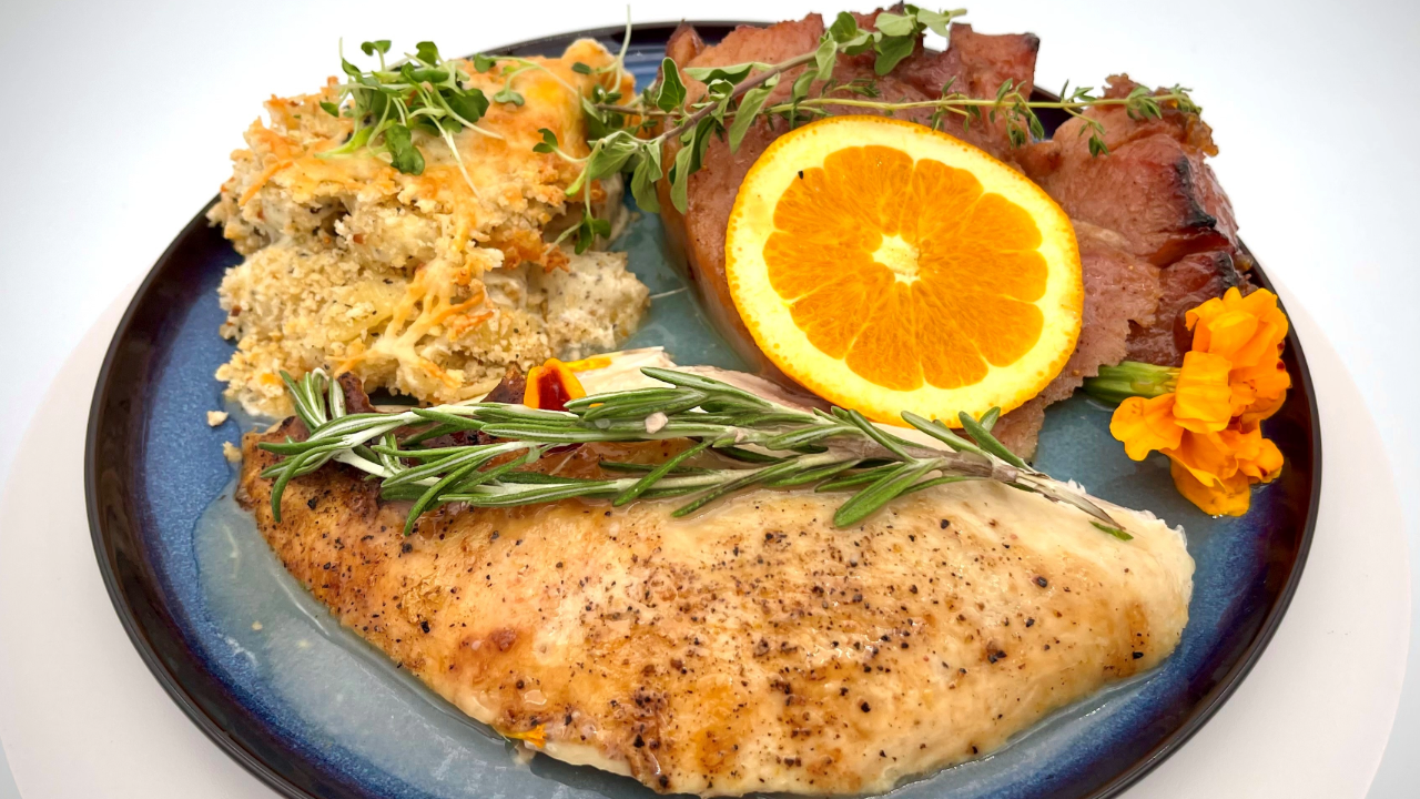 Dinner DeeAs recipes: Baked Turkey, Mac & Cheese, Glazed Ham