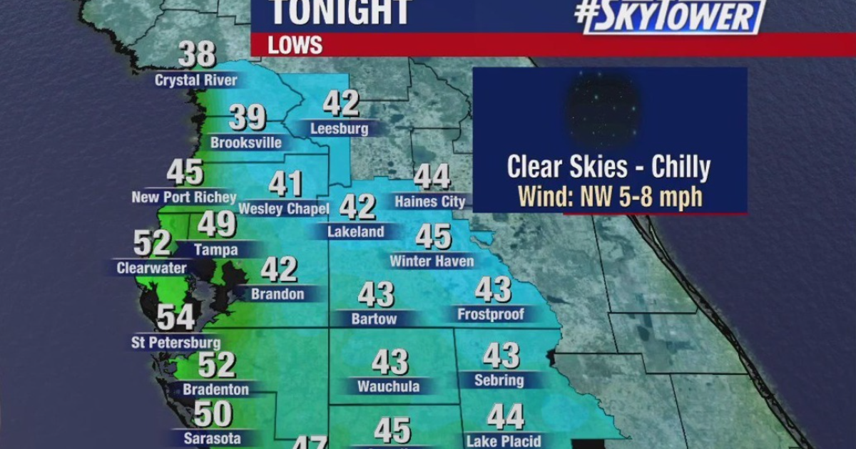 Cold front means cooler, dry weekend for Florida. Here's a first look ...
