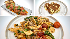 Recipe: Meatballs, Orecchiette Sausage Broccolini, Tiramisu