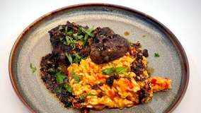 Recipe:  Lamb with Salmoretta Sauce & Risotto