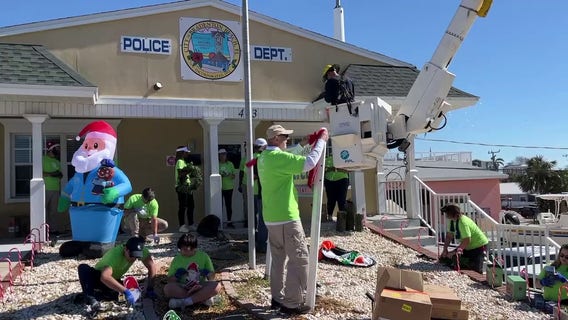 FPL lights up holidays for Bay Area first responders who served during Hurricanes Helene, Milton