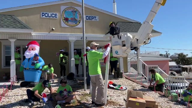 FPL lights up holidays for Bay Area first responders who served during Hurricanes Helene, Milton