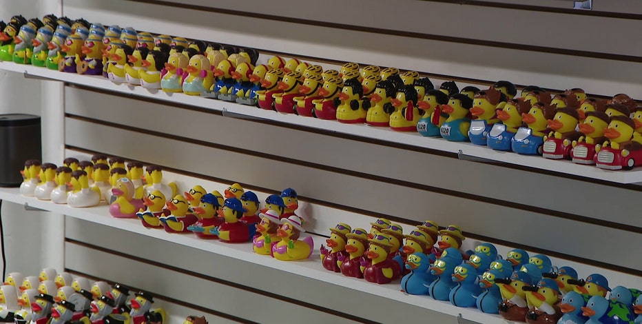 Lucky Duck Shop brings more than 250 unique types of rubber ducks