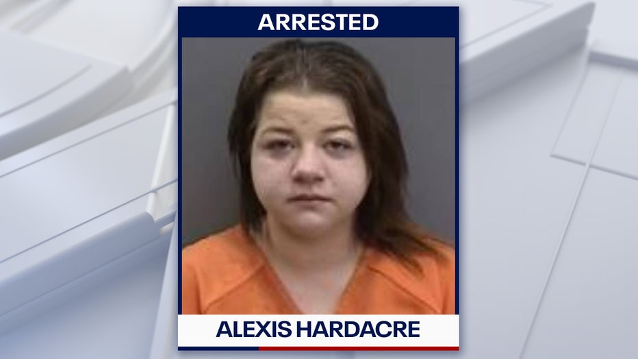 Alexis Hardacre mugshot courtesy of the Hillsborough County Sheriff's Office.