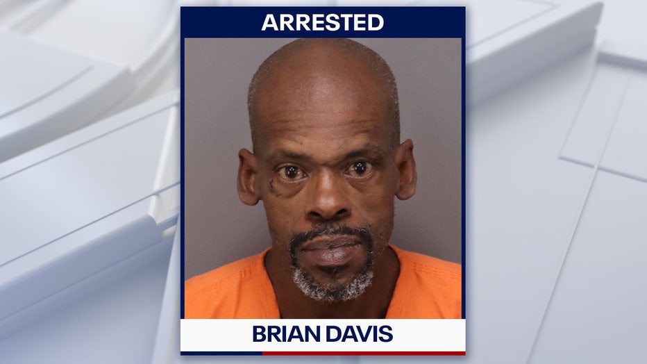 Brian Davis mugshot courtesy of the Pinellas County Sheriff's Office.