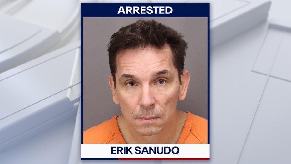 Mugshot of Erik Sanudo courtesy of the Pinellas County Jail.