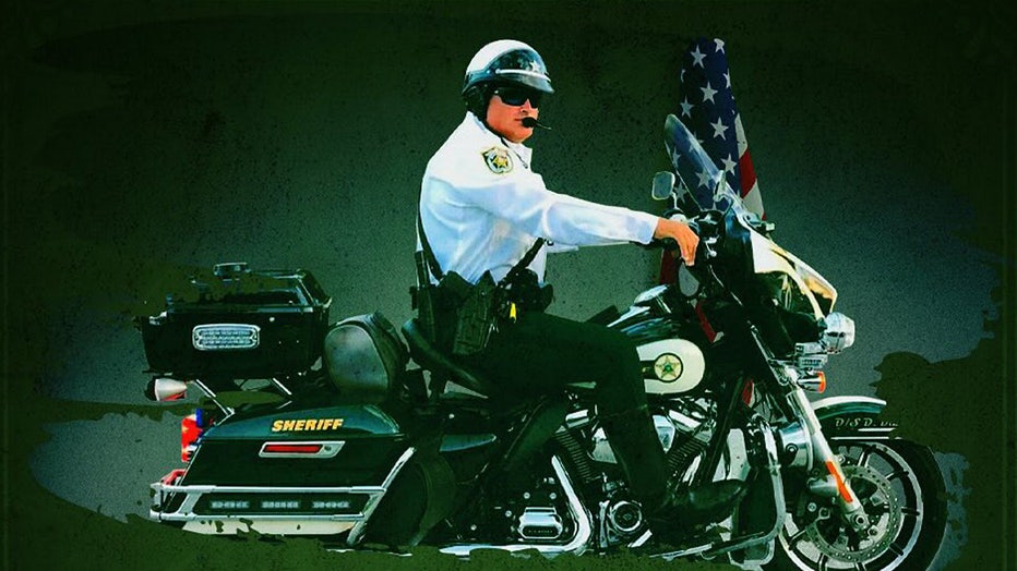 Ignacio 'Dan' Diaz died on Monday in a 'horrific crash' that killed two of his colleagues. Image is courtesy of the Palm Beach County Sheriff's Office. 