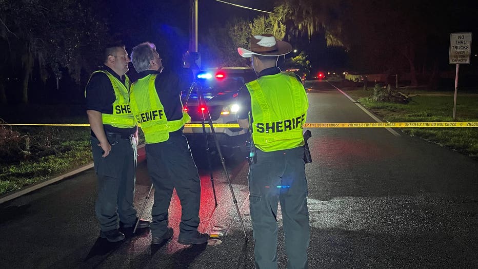 A crash witness who tried to pull the children from the backseat was also burned in the crash. Image is courtesy of the Polk County Sheriff's Office.