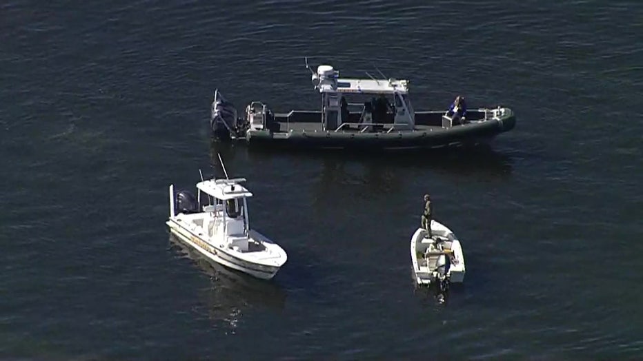 A 66-year-old man died Wednesday after getting caught in a boat's propellers while submerged underwater, the Pinellas County Sheriff's Office said.