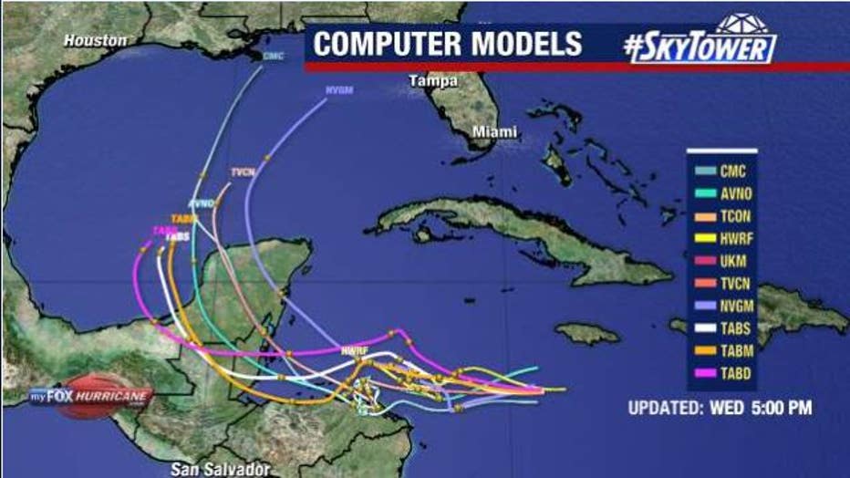 Potential Tropical Cyclone 19 may impact Florida next week.