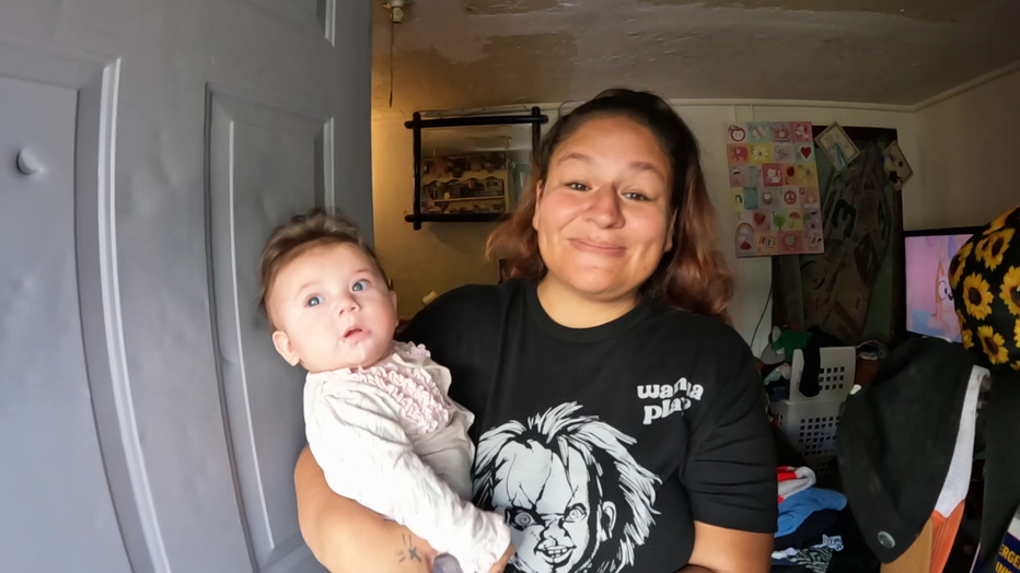 Jazmin Maradiaga and her family are among those getting help from a pair of mothers who have stepped up to help the Rubonia community in the aftermath of recent hurricanes.